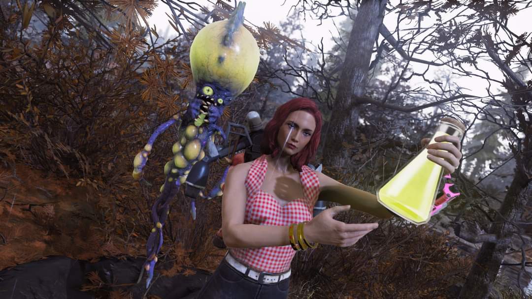 WOTWFallOut's tweet image. #wotw #womengamers #fallout76 #womenofthewastelandfo76 #fallout76photography #womenofthewasteland #Wotwfo76 #fo76 #womengamers