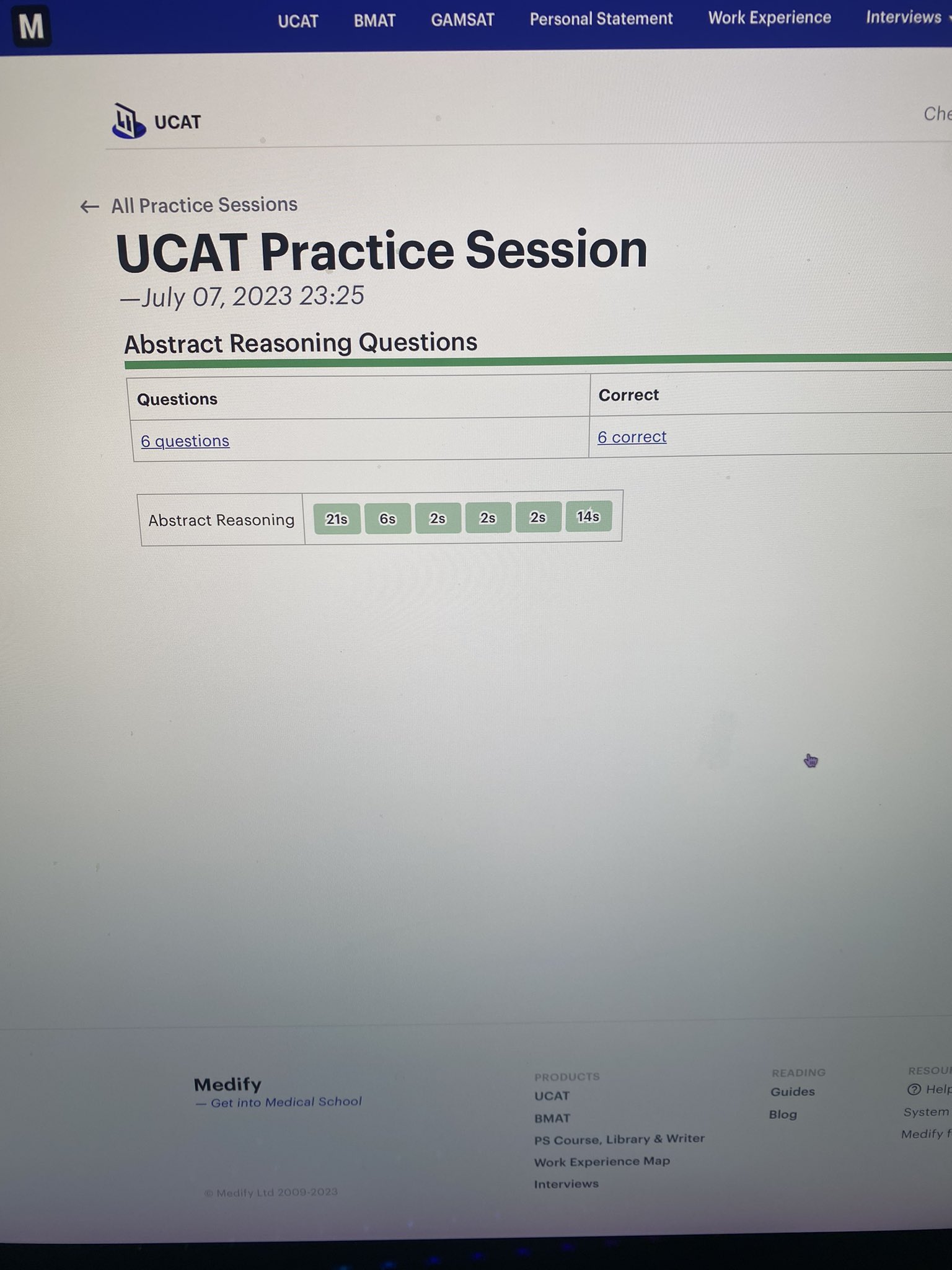 💭 exam szn is OVER on Twitter "first time doing ucat prep after a year