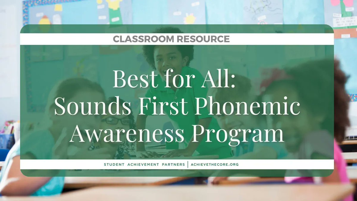 Student Achievement Partners tweet media