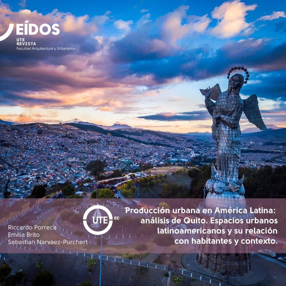 # Artículo | Centro Histórico de Quito, Una visión histórica de su urbanismo y arquitectura: se reflejan los cambios arquitectónicos que dieron paso a una nueva modernidad provocada por diversas corrientes arquitectónicas. bit.ly/3pBbm3e <a href="/ArquitecturaUte/">Arquitectura y Urbanismo UTE</a>