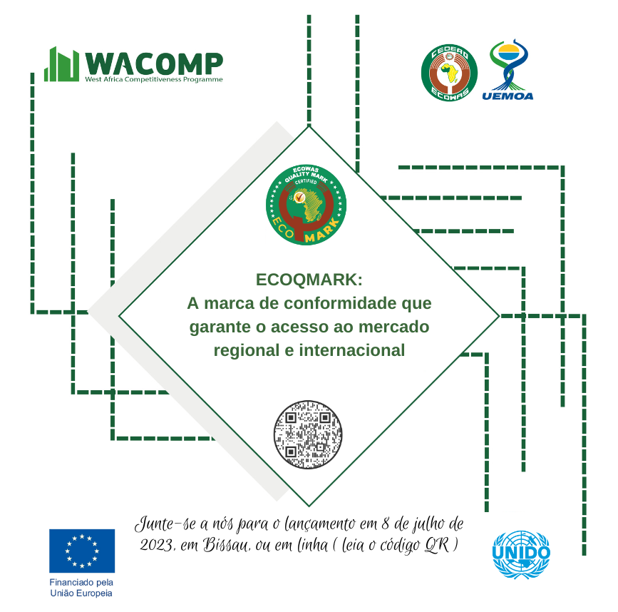 wacqip's tweet photo. Fique atento este sábado amanhã apartir das 09 horas de manha e acompanhe a cerimónia de lançamento da marca de #qualidade da @ecowas_cedeao,#ECOQMARK, em direto nas redes sociais (Facebook, YouTube)
@WACOMP_ECOWAS @ecowas_cedeao   @UNGuinea_Bissau  @FAOGuineaBissau @OnudiSenegal https://t.co/AyckxE9MsE