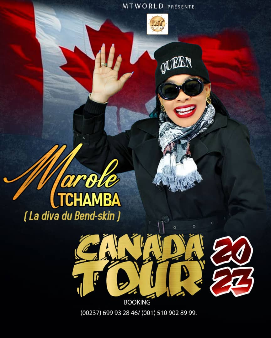 Reporter4Music's tweet photo. 🇨🇲 La diva du #BendSkin #MaroleTchamba arrive en terre canadienne pour une série de prestations clubs. #Cameroun #Afrique https://t.co/KXoXpKbUmE