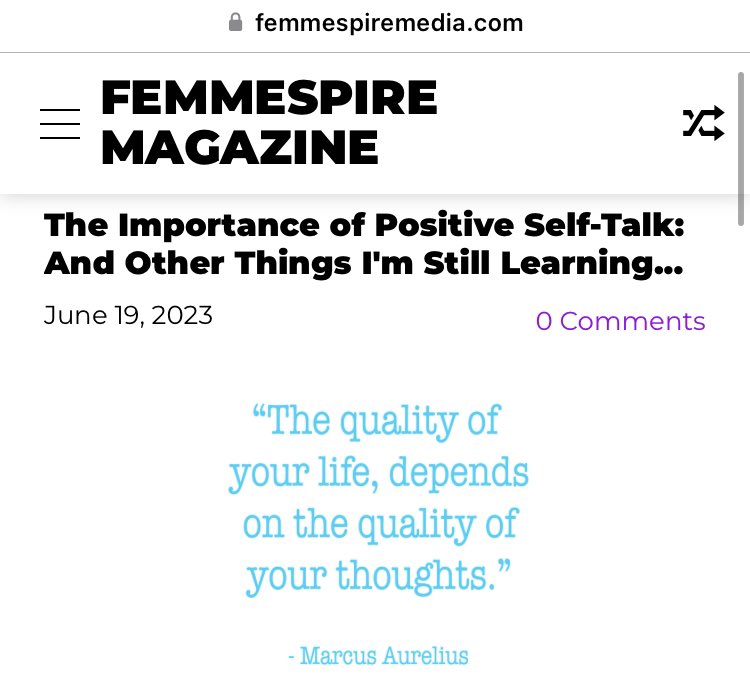 FemmespireMedia's tweet photo. Just a reminder: the negative voice in your head from the past is a liar. You are lovable, capable and worthy the way you are! #ENCOURAGEMENT #NewPost #zine #womensupportingwomen #selflove #Empowerment https://t.co/8GxTjNkxTO https://t.co/Rk7q4bfbq7