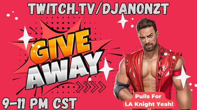 We’ll be having a #giveaway for <a href="/WWEChampions/">WWE Champions</a> tonight live on twitch! Be sure to stop by and hang out with <a href="/djanonzt/">djanonzt</a> and I <3