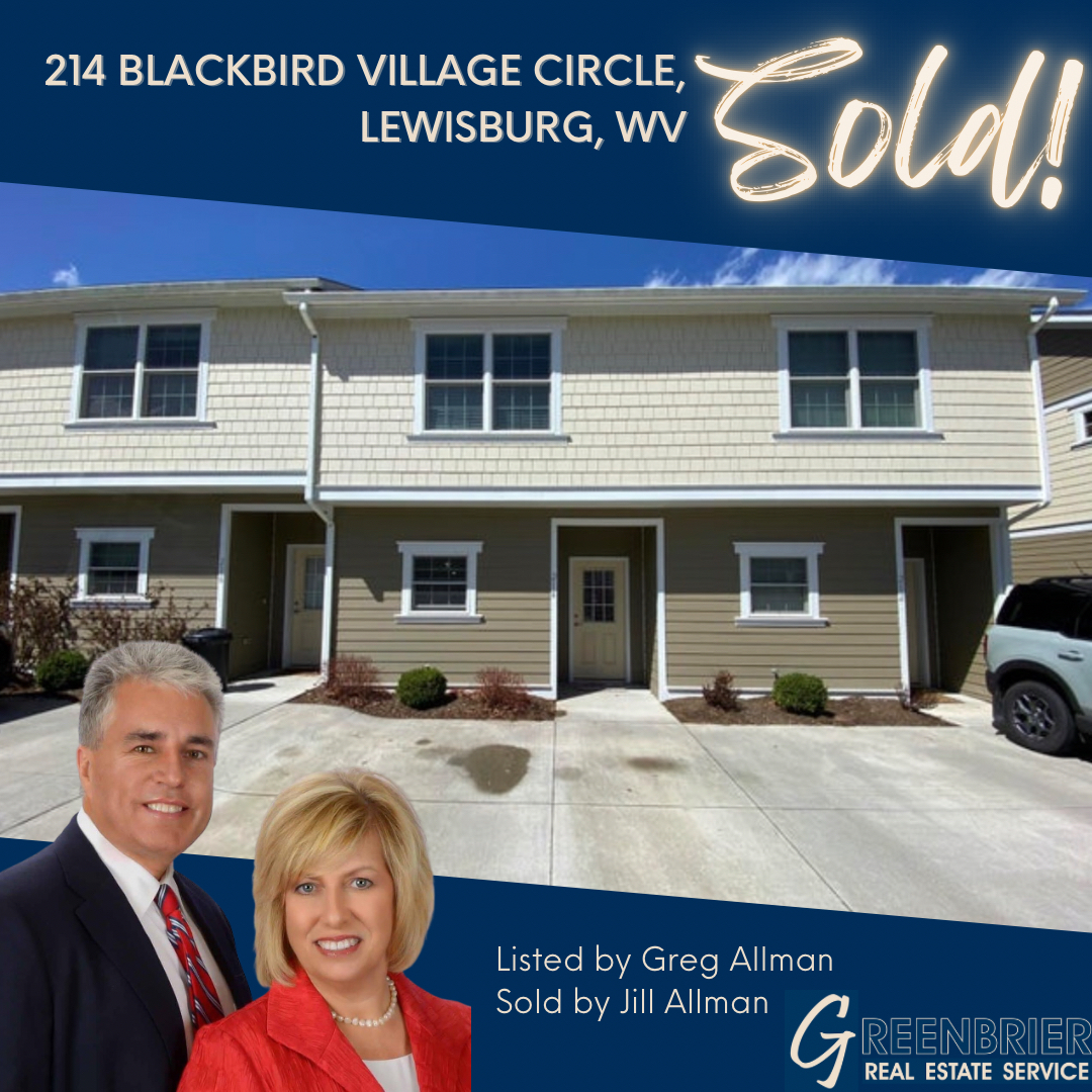 🔔 SOLD! 🔔

📍214 Blackbird Village Road
Lewisburg, WV  24901

#aldersonwv #listwithus #wvrealestate #GRES #homesforsalewv #wvrealtor #frankfordwv #greenbrierrealestateservice #roncevertewv #whitesulphurspringswv #makeyourhouseahome #gotowv #lewisburgwv #snowshoewv #movetowv