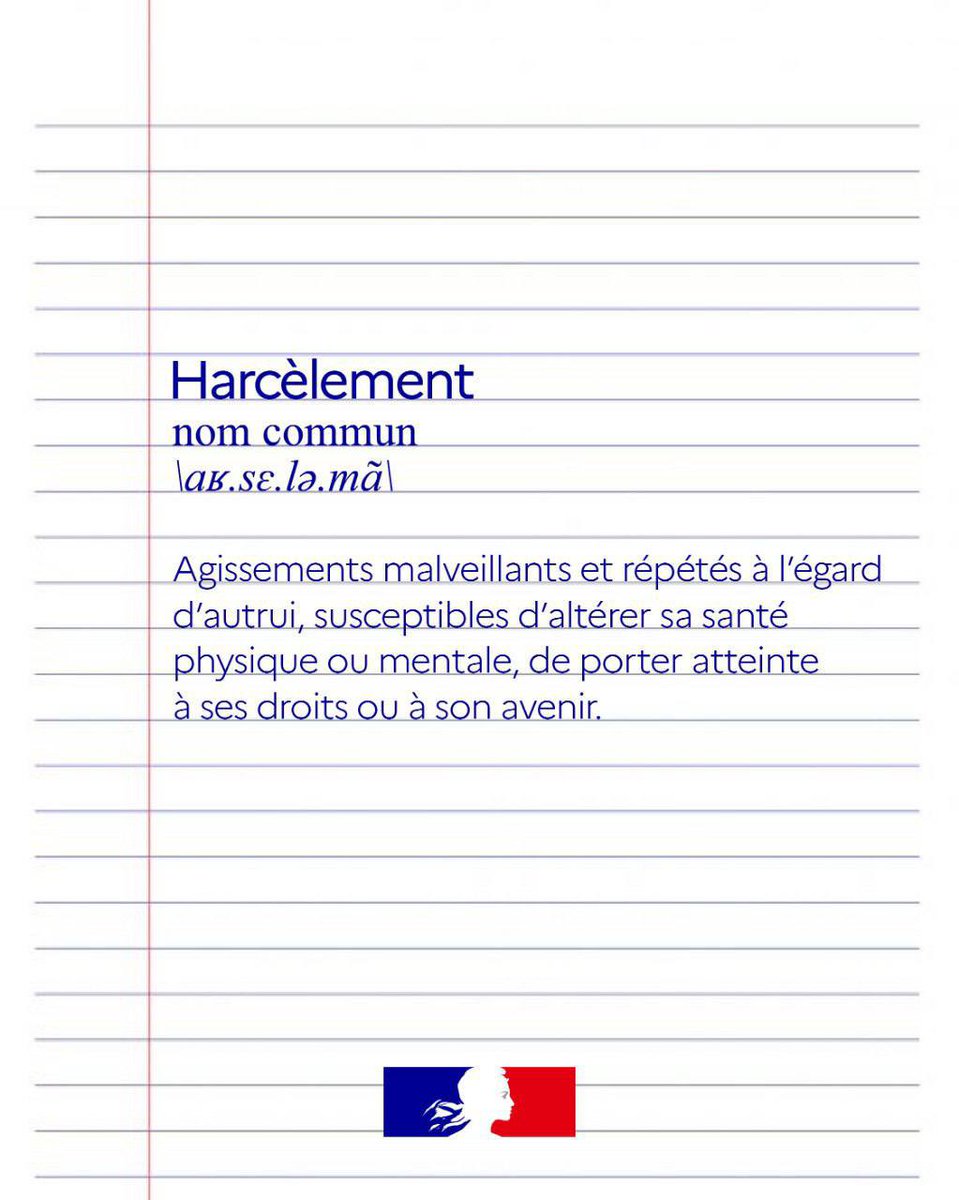 J’ai souhaité faire de la lutte contre le harcèlement une priorité absolue de la rentrée 2023.

Aujourd’hui, j’ai tenu une réunion avec mon gouvernement afin de travailler sur des mesures concrètes pour lutter contre ce fléau.

Un plan global sera présenté à la rentrée.