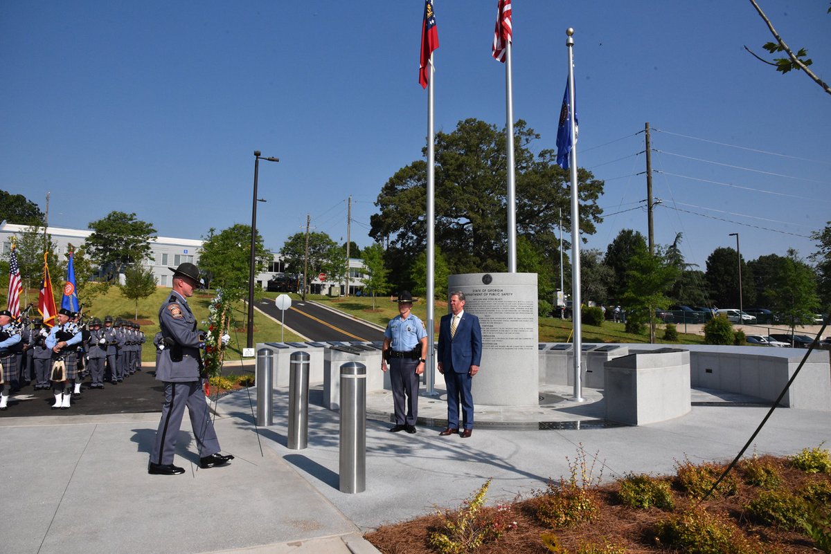 ga_dps's tweet photo. Last week, DPS held the grand opening and ribbon cutting for the new Headquarters building in Atlanta.  @GovKemp , @MartyKempGA , Speaker Jon Burns, and others were in attendance as the first new Headquarters building since 1956 was officially opened. #gatrooper #gamccd #gacpd https://t.co/tjSXtdPbrD