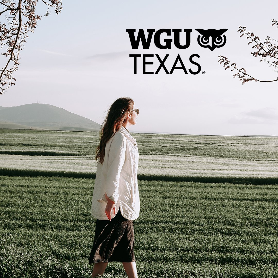 WGU's #online, competency-based education helps bridge the gaps for #Rural #Texas residents who want to earn a bachelor’s or master’s degree and remain in their hometowns. And we're making the dream of earning your #degree easier with two scholarships bit.ly/3NGhryn9