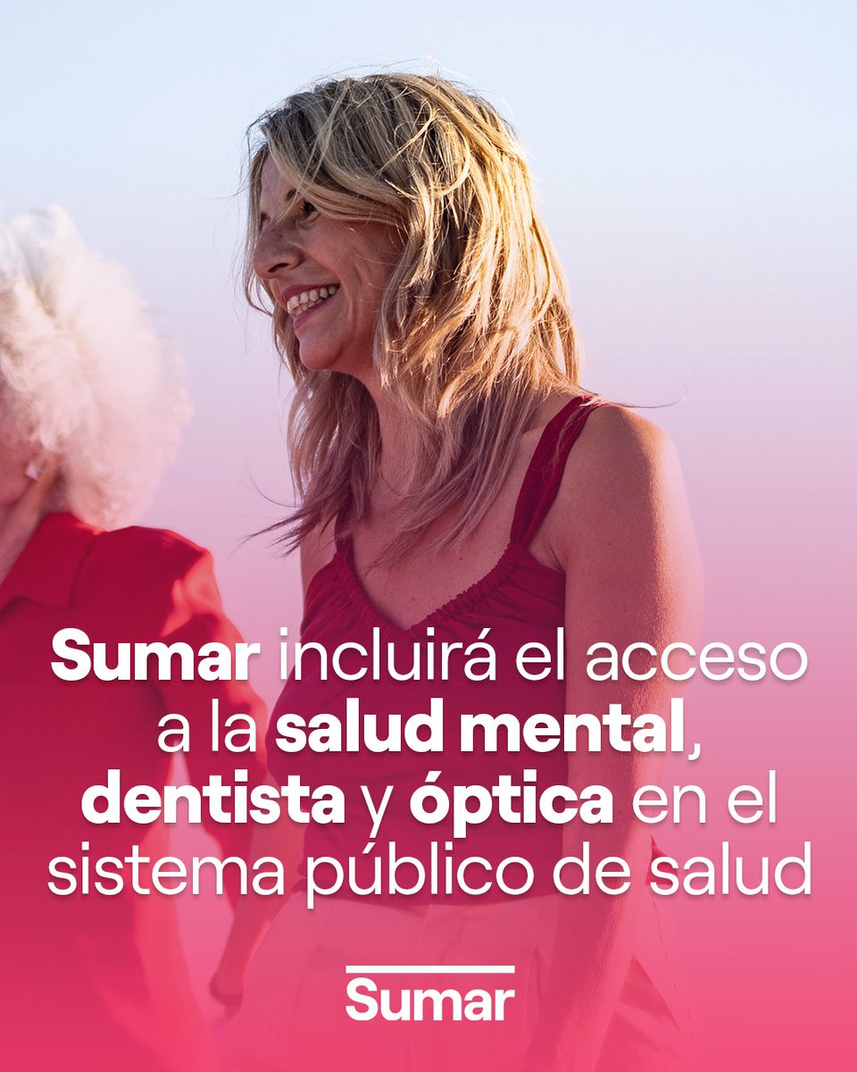 iuandalucia's tweet photo. 🏥 El Sistema Nacional de Salud tiene que evolucionar.

👉 Ampliaremos la cartera de servicios: la salud mental, la óptica o el dentista no pueden depender de la familia en la que hayas nacido. https://t.co/MZPpKsN9SU