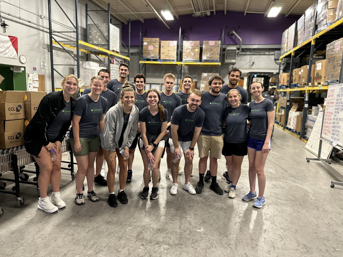 FreedMaxick's tweet photo. Thatβs a wrap π for our first round of MAX Interns who spent their last few weeks volunteering at FeedMore WNY and Ride for Roswell, taking in a client tour with the Buffalo Sabres and sharing their experiences as a part of the Freed Team this Summer.
#MAXInterns #FreetoThrive https://t.co/BkdASNtJyU
