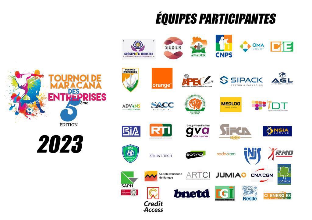 Prom_Ivoire's tweet photo. C’est parti pour la 5e édition du Tournoi de Maracana des Entreprises. 🚨🚨

Rdv demain 8 juillet dès 7h à l’INJS Marcory.
38 équipes vont s’affronter devant plus de 1000 spectateurs dans une ambiance de folie. Des lots et gadgets à gagner. Ça sera également une occasion pour toi de te faire des contacts 🌚.   

*SI TU AS NÉGLIGÉ NON HEIN 🤫*