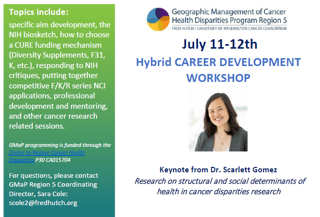 GMaPRegion5's tweet photo. Are you an UiM graduate student, postdoc, or junior faculty working in cancer or cancer health equity research? 

Register below. Happening July 11-12th! 

Agenda: https://t.co/6Z9hw8dIIa

Register today: https://t.co/5THb5Kgrmx

@GMAP_R4 @GMaP_R6 @R2GMaP @GMaPR1N @gmap https://t.co/IF3AvbpneP
