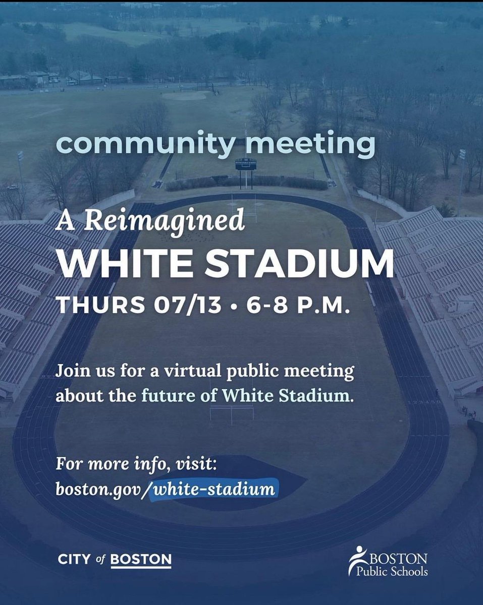 Onscapeverdean's tweet photo. Join us for a virtual public meeting about the future of White Stadium.
For more information about White
Stadium &amp; the public meeting visit https://t.co/EUAHOtALQi https://t.co/xE064cp3kZ
