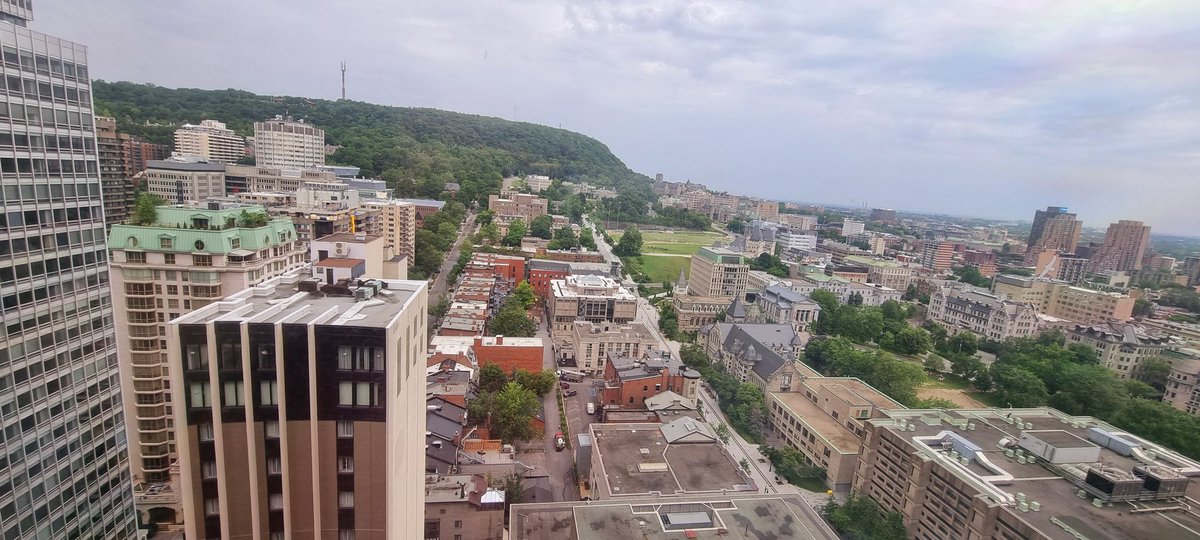 Checked in to my room which overlooks Montreal. Excited to present #ispp2023. Happy to connect and grab a drink if anyone around! Please message me!