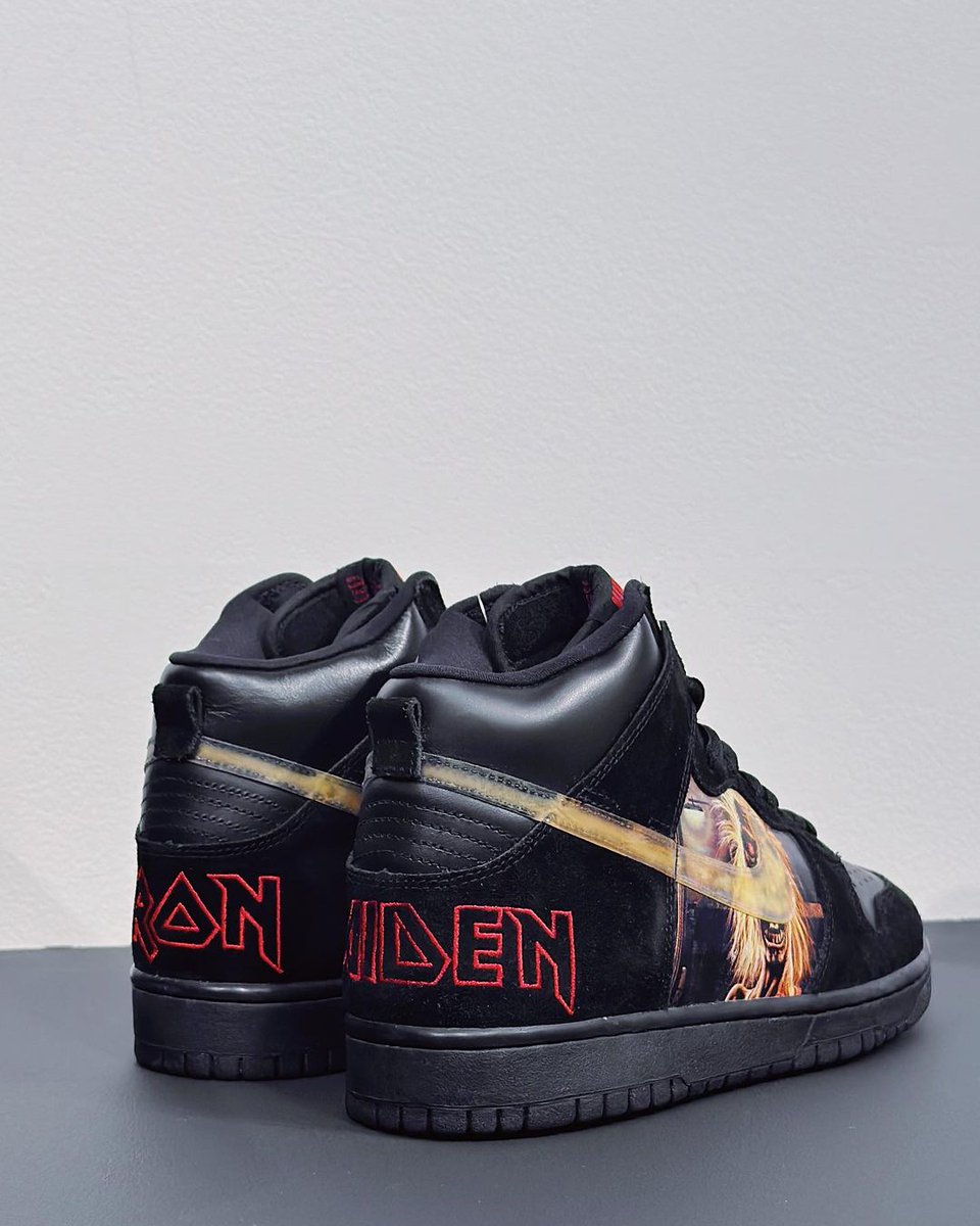 nike dunk high iron maiden