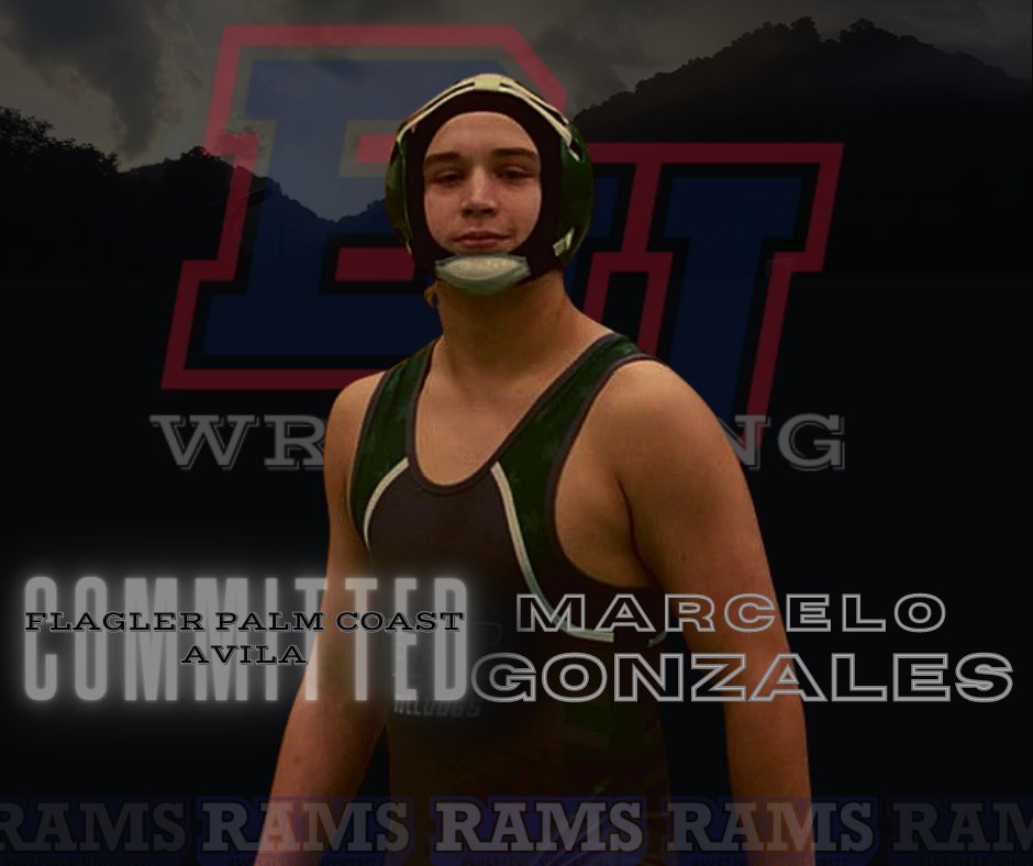 Presenting Marcelo Gonzales, of Daytona Beach, FL, transferring from Avila and previously, Flagler Palm Coast HS!  State placer, conference champ, 2x district champ, team captain, 52-12 record, with a 3.6 GPA.  Marcelo, we're committed, too! #bluefieldwrestling