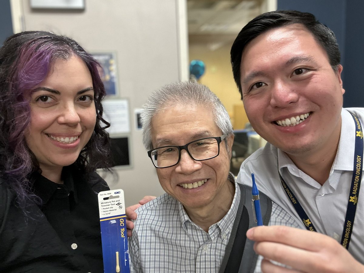 Elizabeth Covington (@elizapowerpuff) on Twitter photo Celebrating Dr. Kwok Lam’s retirement from <a href="/UMichRadOnc/">UMich Rad Onc</a> and <a href="/ZhengZhangXRT/">Zheng Zhang</a> and I were bestowed these amazing parting gifts. #CSeries #SDBY Celebrating Dr. Kwok Lam’s retirement from <a href="/UMichRadOnc/">UMich Rad Onc</a> and <a href="/ZhengZhangXRT/">Zheng Zhang</a> and I were bestowed these amazing parting gifts. #CSeries #SDBY