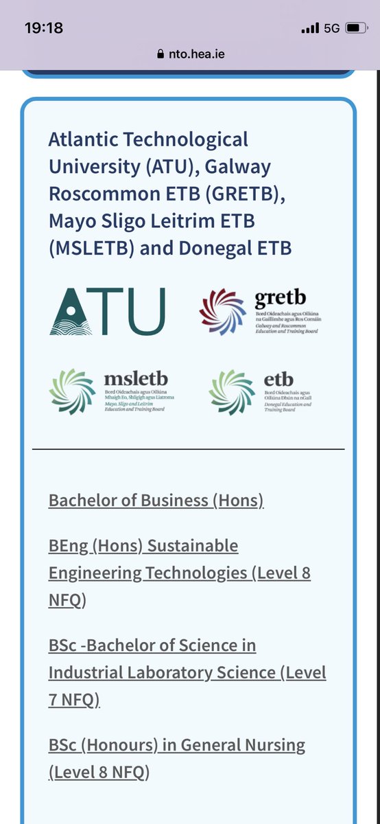 Very interesting and exciting developments announced by Minister Harris especially in relation to General Nursing in Galway Sligo and Donegal