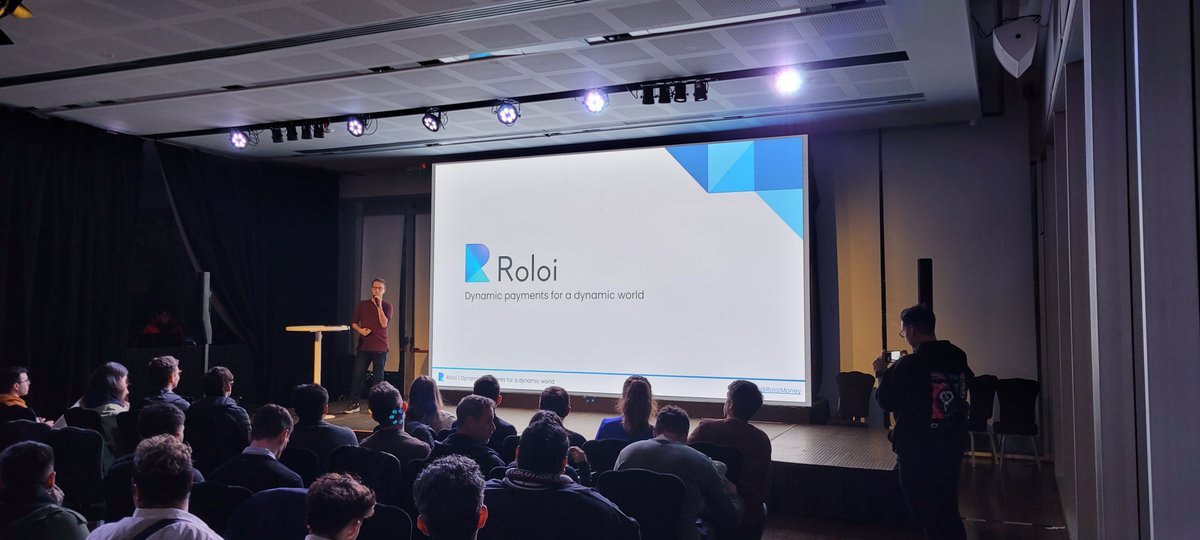 RoloiMoney's tweet photo. Yesterday our team attended the Satellite Event #PolkadotDecoded in Buenos Aires✨

@briansasbon gave a talk about Roloi called "Payments in Crypto for Humans" 💸

Let's dive in on the highlights! 👇 https://t.co/Runtm77Odi
