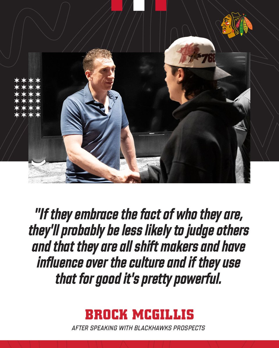 Developing and growing on and off the ice. 

@brock_mcgillis met with our prospects at Development Camp to share his story and discuss the importance of creating a safe environment for all players.