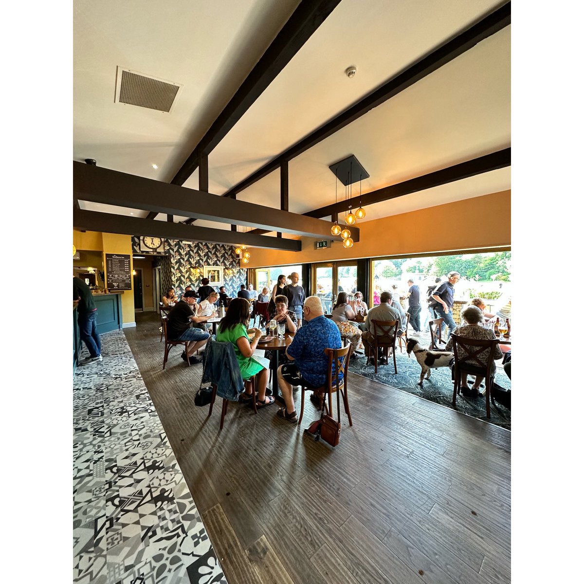 Can’t beat that feeling of seeing designs you’ve worked on looking busy and being enjoyed.

To be honest, the glorious weather helps too.