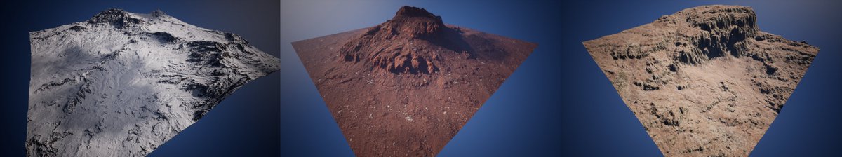 JoshENVs's tweet photo. Revisited sculpted landscapes using Gaea, then imported into UE5. Very happy with the end result of all 3 😁

https://t.co/0UdlyUT3bI

 #UnrealEngine #madewithunreal #gamedev #environmentart #gameart #MadewithGaea #madewithunreal https://t.co/y7wPxLyyVv