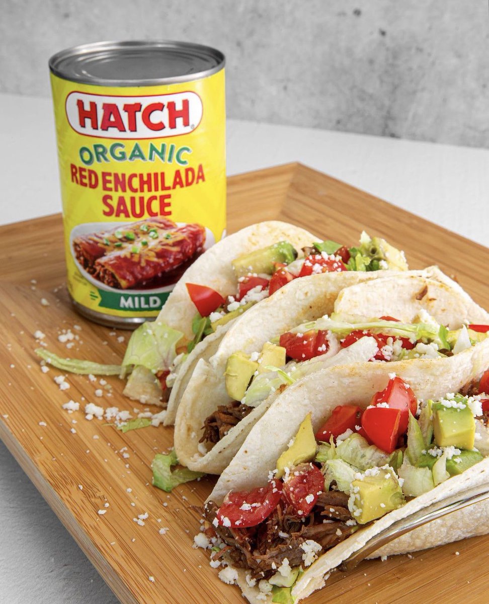 Fabulous, tasty recipe from @glutenfreeandmoremag.  Shredded Beef Tacos with 
HATCH® red enchilada sauce! 
#HatchChileCo #Guacamole #Tacos #Enchiladas  #NewMexico #SantaFe #Albuquerque #HatchNewMexico
#OnlyInNewMexico 
#NMTrue
#Whole30Certified #Keto #GlutenFree #PartyIdeas