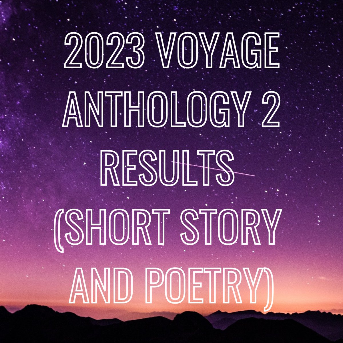 ANDDDDD the results are in! Here are the short stories and poems selected for our second anthology! Congratulations, writers! (Creative nonfiction and novel excerpt selections are forthcoming!) 🎉 unchartedmag.com/2023-voyage-an… #yalit #amreadingya
