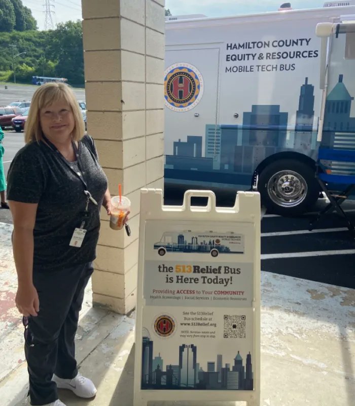 HamiltonDDS's tweet photo. Visit us on the #513ReliefBus this month!
π
7/13 - Millvale Community Center
π
7/15 - NAACP Block Party in Avondale
π
7/21 - Hopple Street Health Center
π
7/28 - Hamilton County Justice Center
#Cincinnati #HCDDS #Resources #Community #RentAssistance #Housing https://t.co/pihjthk4zk