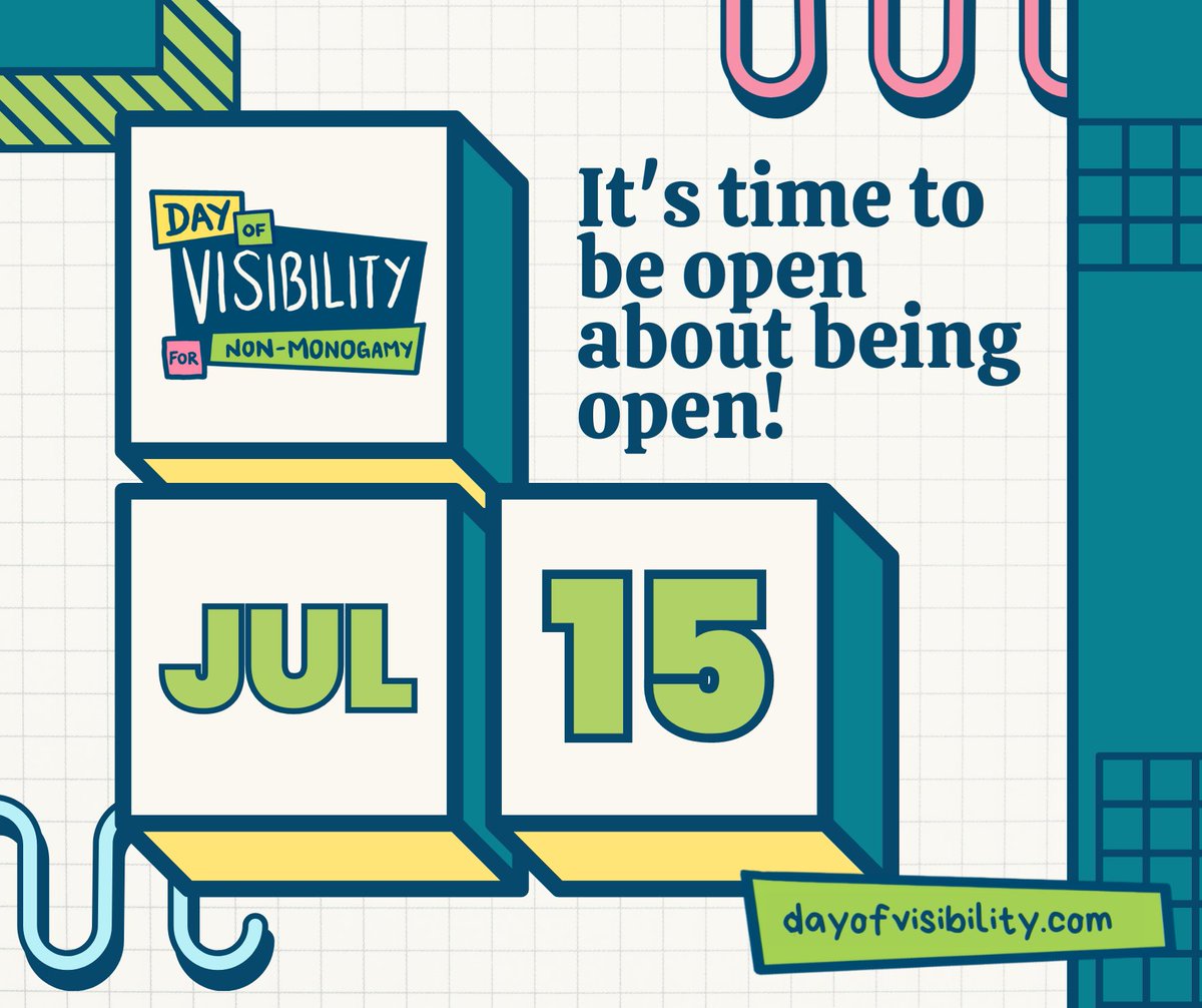 openloveorg's tweet photo. ✨We're just 8 days away from the inaugural Day of Visibility for Non-monogamy – Here's how you can TAKE ACTION for #NonmonogamyVisibility! 🧵 https://t.co/P9f8lsJaQC