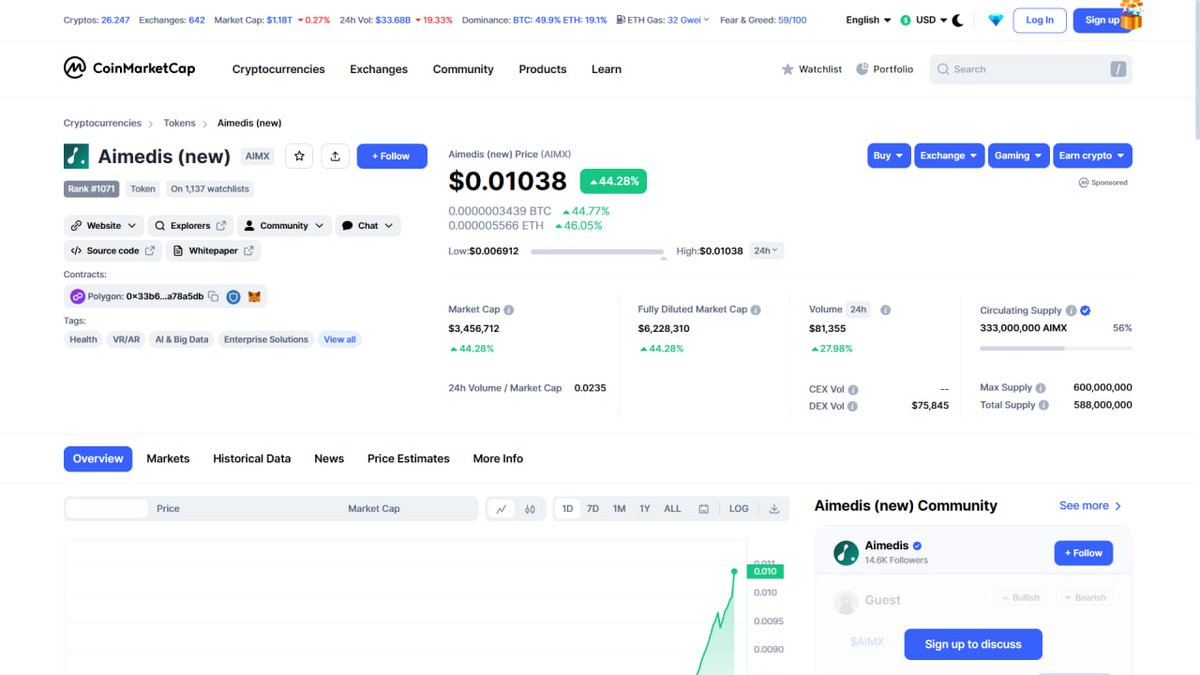 _JuicyRich's tweet photo. $AIMX @AimedisGlobal 🚀

#InnovationForEveryone #medicine #Blockchain #ehealth #Web3 #AI #Metaverse #Healthcare #NFTMarketplace #NFT #AIMx #AIMEDIS #DeSci #VirtualReality #AR #VR #DATA #UE5 #ERC6551 https://t.co/hRdQCD8nVV