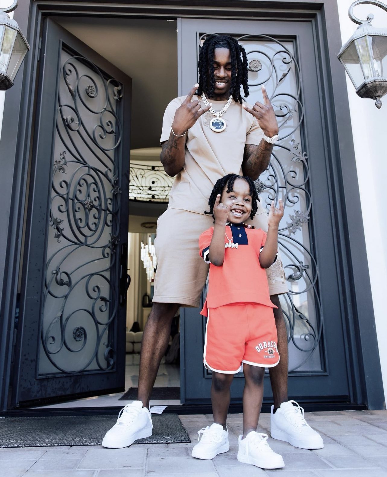 RapTV on X: Polo G with his son Tremani for his fourth birthday‼️🎉   / X