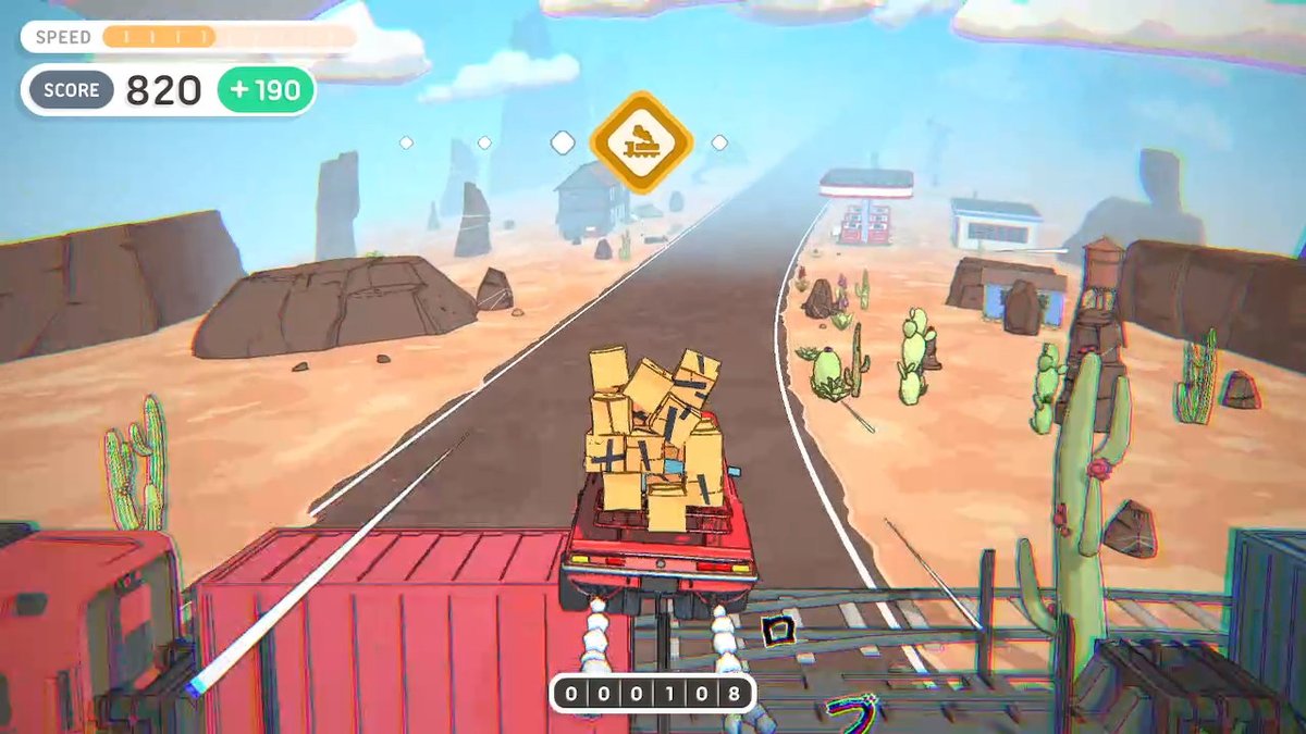 leighwynne33's tweet photo. Afew more snap's from #Superboxdelivery on the #NintendoSwitch ... Which currently on sale for £2.24 RIGHT NOW on the #eshop .... Fun little endless driver, with delivery slant! :p https://t.co/ieDQ4gYitt