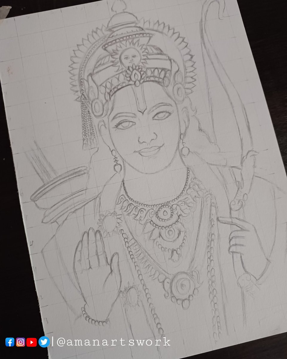 Amanartswork's tweet photo. #shreeram #JaiShreeRam https://t.co/GyyNUBRywW