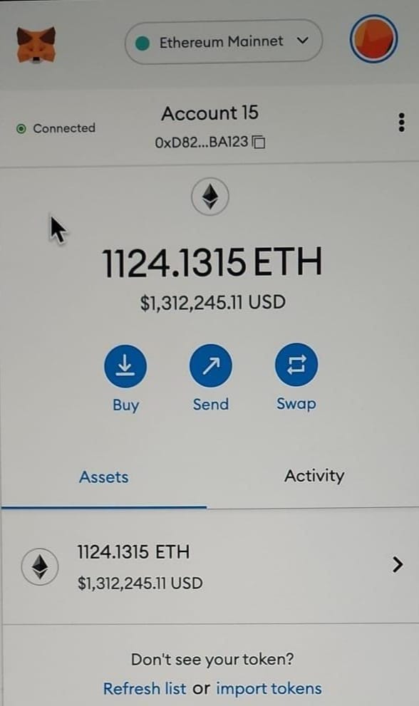 A lucky person will win $12,500 in $ETH

To enter:
Follow me
RT🔁 and like❤️

Drop your wallet address!🍀