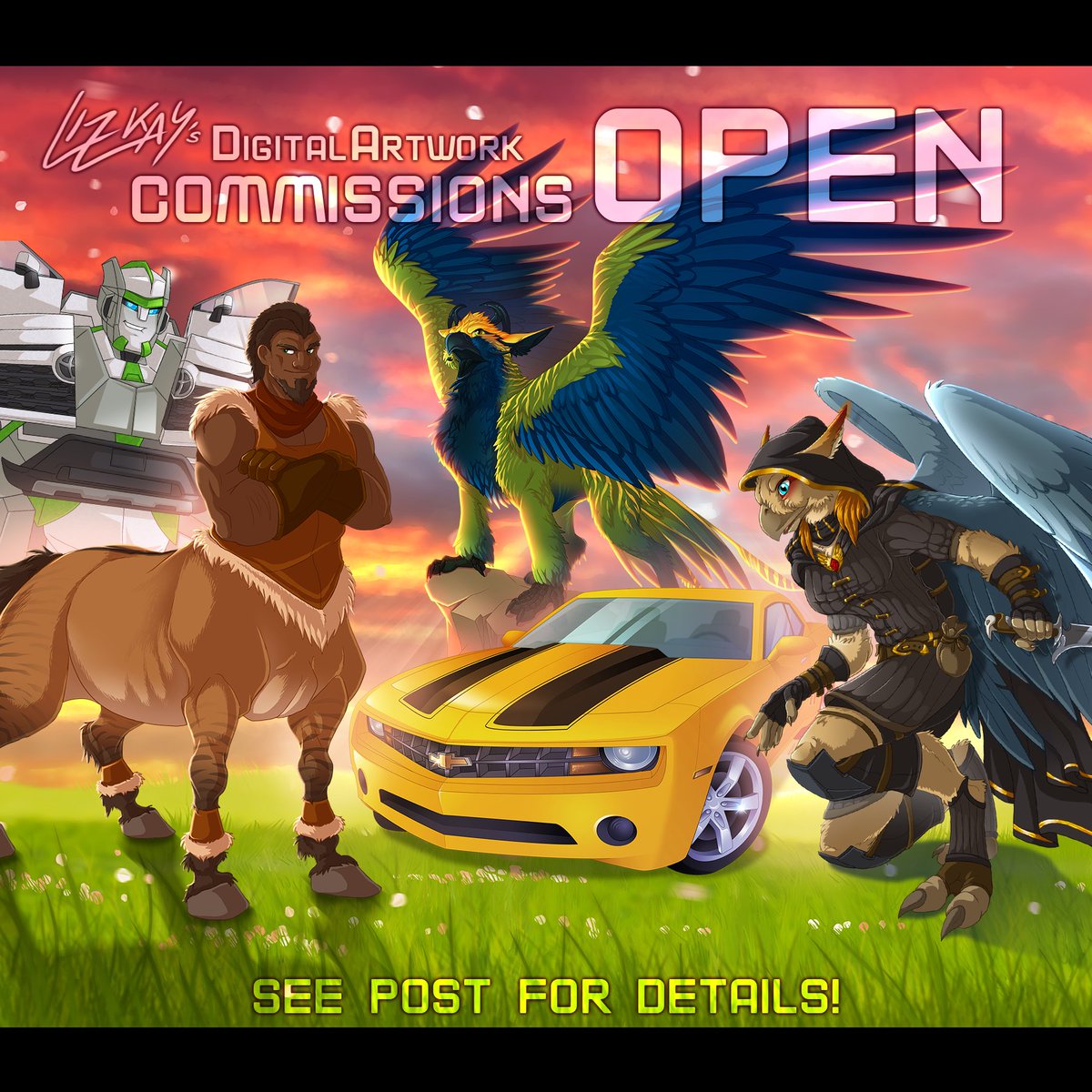 🔥COMMISSIONS OPEN🔥
3 Digital Artwork/Sketch Slots OPEN! For price + other info check my info here: lizkay.com/commission_ps.…
More questions? Just send me a PM also if you want to claim a spot THANK YOU!
1💛Reserved 2💚OPEN 3💚OPEN
#artworkcommission #commissionopen 
#digitalart
