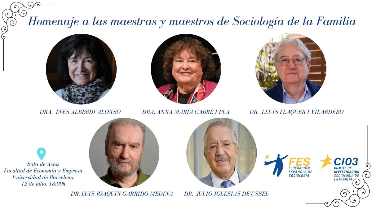 CI03 Sociología de la Familia FES tweet media