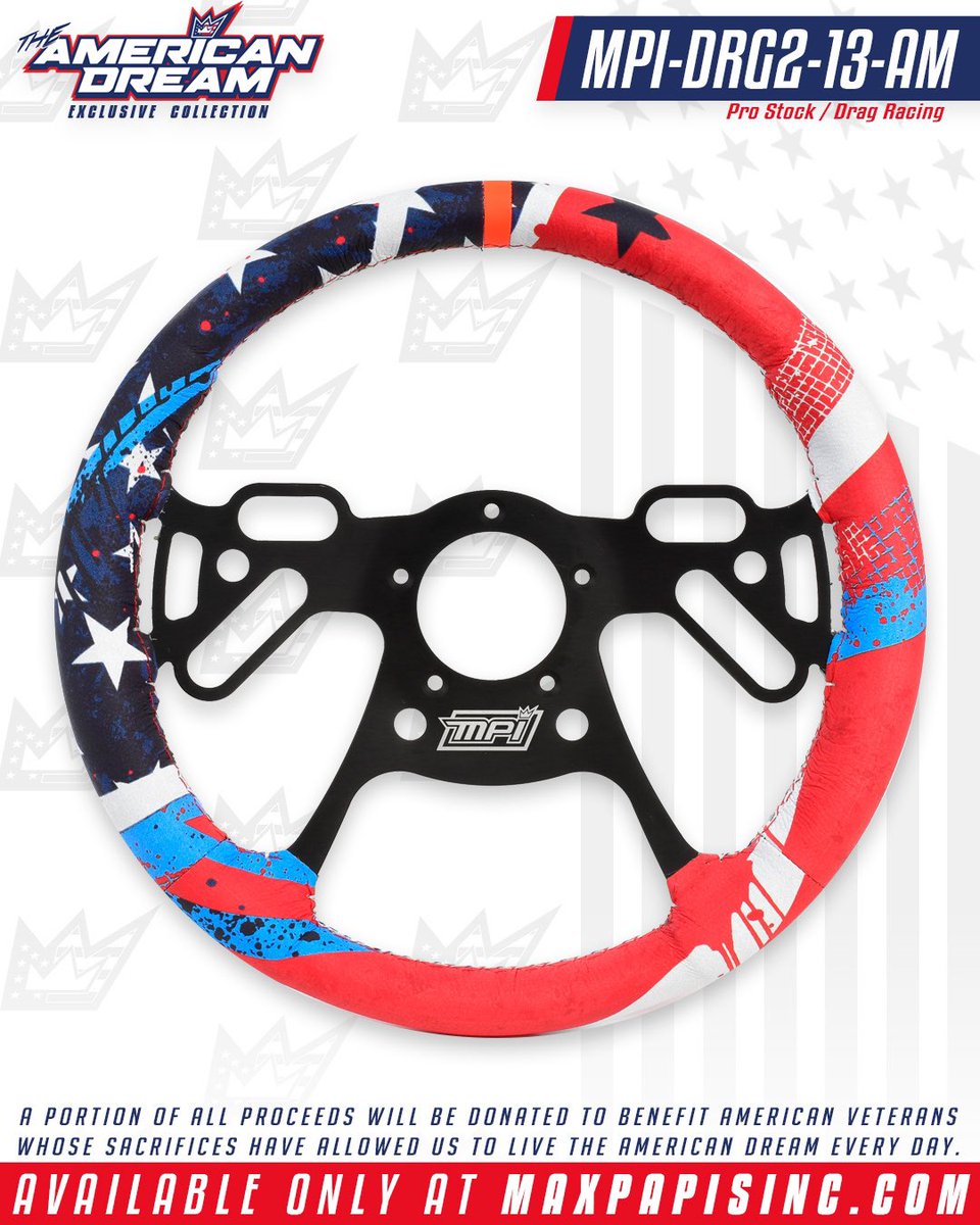 🇺🇸 DRG2-13-AM 🇺🇸

🏁Drag Racing🏁

➡️ maxpapisinc.com/product/mpi-dr… ⬅️

#ispympi #mpidifference #mpi #america #american #americandream #dream #racing #motorsport #motorsports #racecar #racecars #americanmuscle #americanflag #limited #drag #dragrace #dragracing #dragcar #dragcars #drags