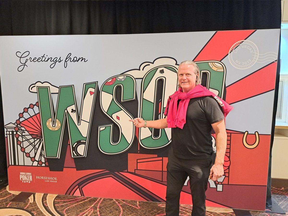 Day2@#WSOP! Me vs. THE WORLD! Wish me luck- gonna need it. Cheers