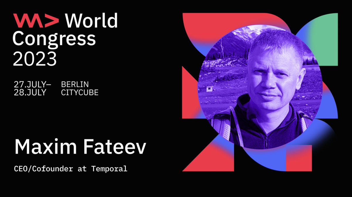 We're excited that #WeAreDevelopers is in just a few weeks! Don't miss hearing our CEO, <a href="/mfateev/">Maxim Fateev</a>, give a talk and visit our booth to have a chat!

📍 Berlin, Germany
🗓️ July 27-28

Learn more and grab a ticket here 👉
wearedevelopers.com/world-congress