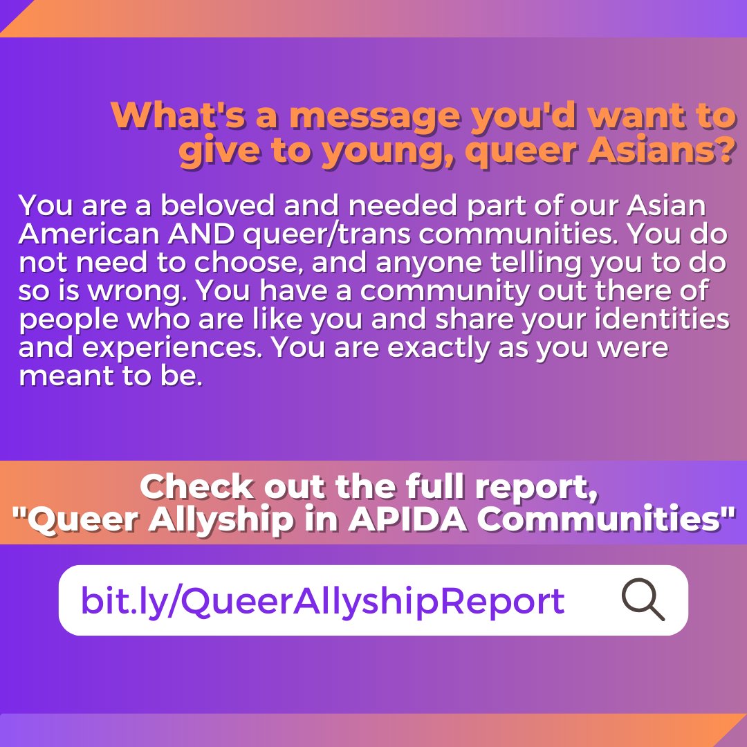 Last month, we re-highlighted "Queer Allyship in APIDA Communities," a study by our 2020 Gender Justice cohort. Nearly three years since the report was published, how has the landscape changed since then? Cohort member, Haruka (they/them), offered their thoughts and reflections🌿