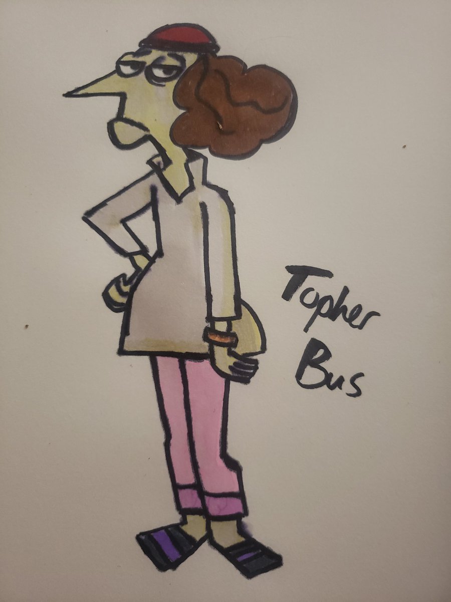 SweetstarSC's tweet photo. I'm so proud of this picture ^^
I've never drawn him before and it was only done with marker >w<
#clonehigh #clonehighs2 #topherbus #fanart #art https://t.co/sg242LLRaB