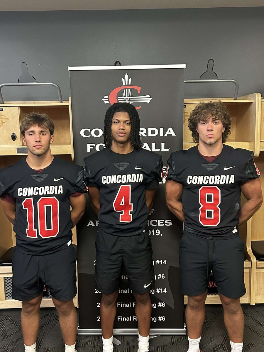 Had a great visit with <a href="/NicholasFinn12/">Nicholas Finn</a> and <a href="/JamariB2024/">Jamari Brown</a> at Concordia Ann Arbor!  Thanks coach! <a href="/D_Green45/">Devin Green</a> <a href="/CUAACardinals/">Concordia Cardinals</a>