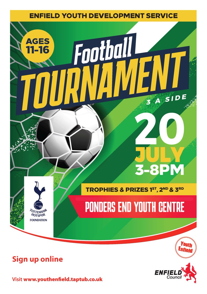 Enfield Education (@enfieldeduk) on Twitter photo Big shout out to all of Enfield's budding football stars! More info - youthenfield.taptub.co.uk/events/ponders…… #football #enfieldyouth Big shout out to all of Enfield's budding football stars! More info - youthenfield.taptub.co.uk/events/ponders…… #football #enfieldyouth