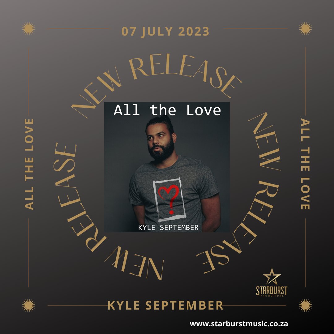 #NewRelease: Kyle September 's new track #AllTheLove is officially available for streaming! 

Digital: smarturl.it/71s3x9

Video: youtu.be/wUr3ONytFKk