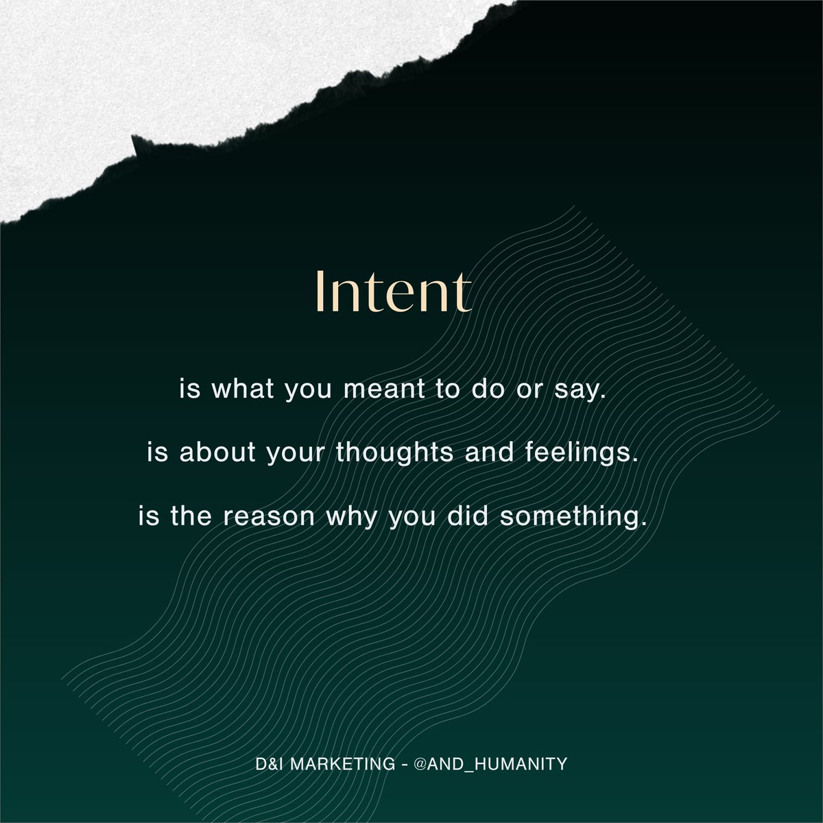 andhumanityca's tweet photo. Good intentions are a wonderful start. But what we need to focus on is impact. What are some ways you make sure your impact matches your intent? https://t.co/je1ZBjs3Is