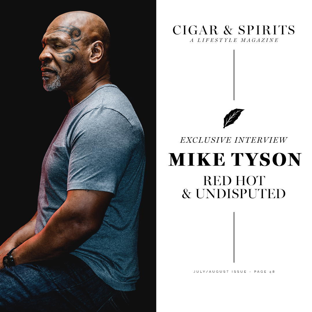 cigarandspirits's tweet photo. RED HOT &amp; UNDISPUTED -

Cigar &amp; Spirits' Publisher - Randy Mastronicola Interviews Boxing Legend @MikeTyson 

Read the full interview on https://t.co/1M62aEzMKG

#cigar #spirits #miketyson https://t.co/LaaRzVxCvb