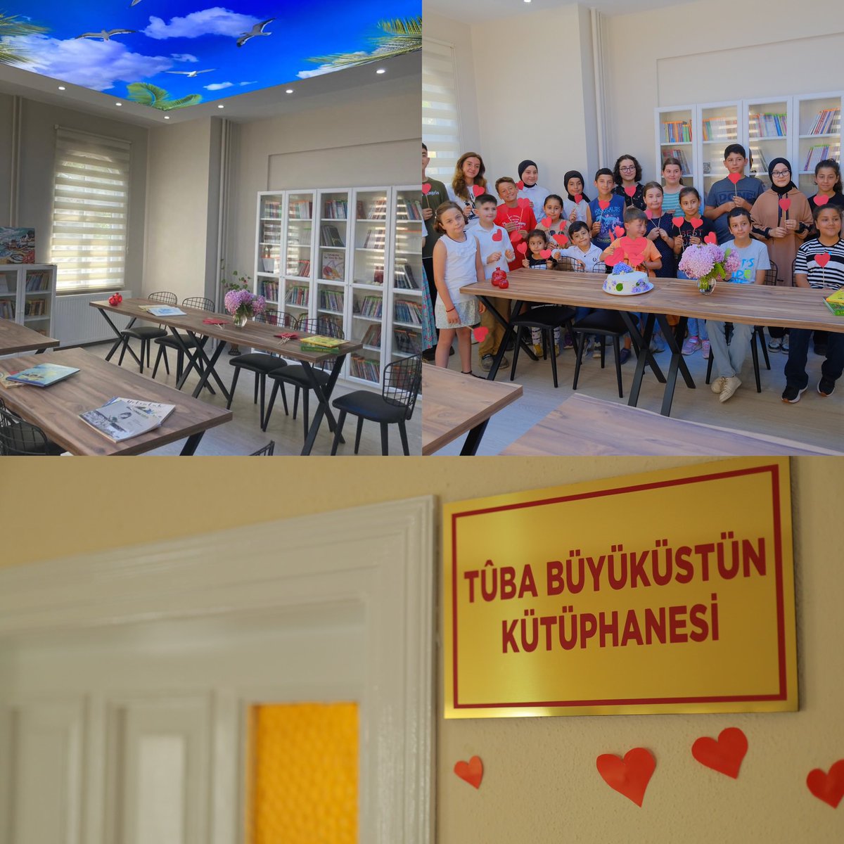 SALTTUBA's tweet photo. Tuba Büyüküstün sevenleri olarak “Gökyüzünün altında kitap okuyan çocuklar”hayaliyle yola çıktık. Kastamonu’da bir köy okuluna Tûba Büyüküstün kütüphanesi kurduk🤍
İyi ki doğdun #TubaBüyüküstün https://t.co/tYtnV3nblv