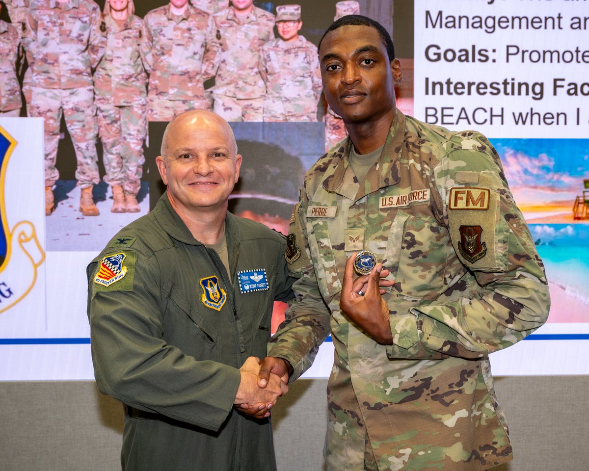 Homestead_ARB's tweet photo. Congratulations to Senior Airman Kervin Pierre of the 482d Fighter Wing Financial Management for earning this month's Airman of the Month award! Your hard work and dedication to your duties have not gone unnoticed.
#HARB #HARBReady #ReserveReady #HARBResilient #ReserveResilient https://t.co/7kP5QnS6La