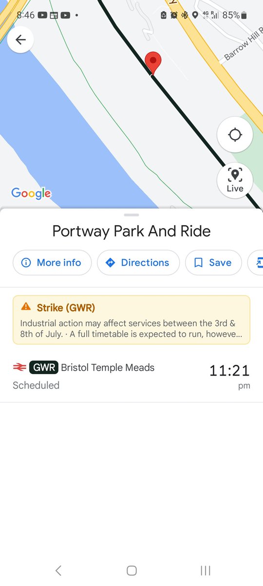 MikeWillSee's tweet photo. #RailTwitter just seen this on Google maps. Almost certainly not actually opening (we would have heard something right?) but it is certainly interesting to see.

Thoughts? Could it be some kind of test train? https://t.co/i5fPxckkX1